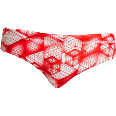FUNKY TRUNKS CLASSIC RED DWARF Swim Briefs Red/White 0